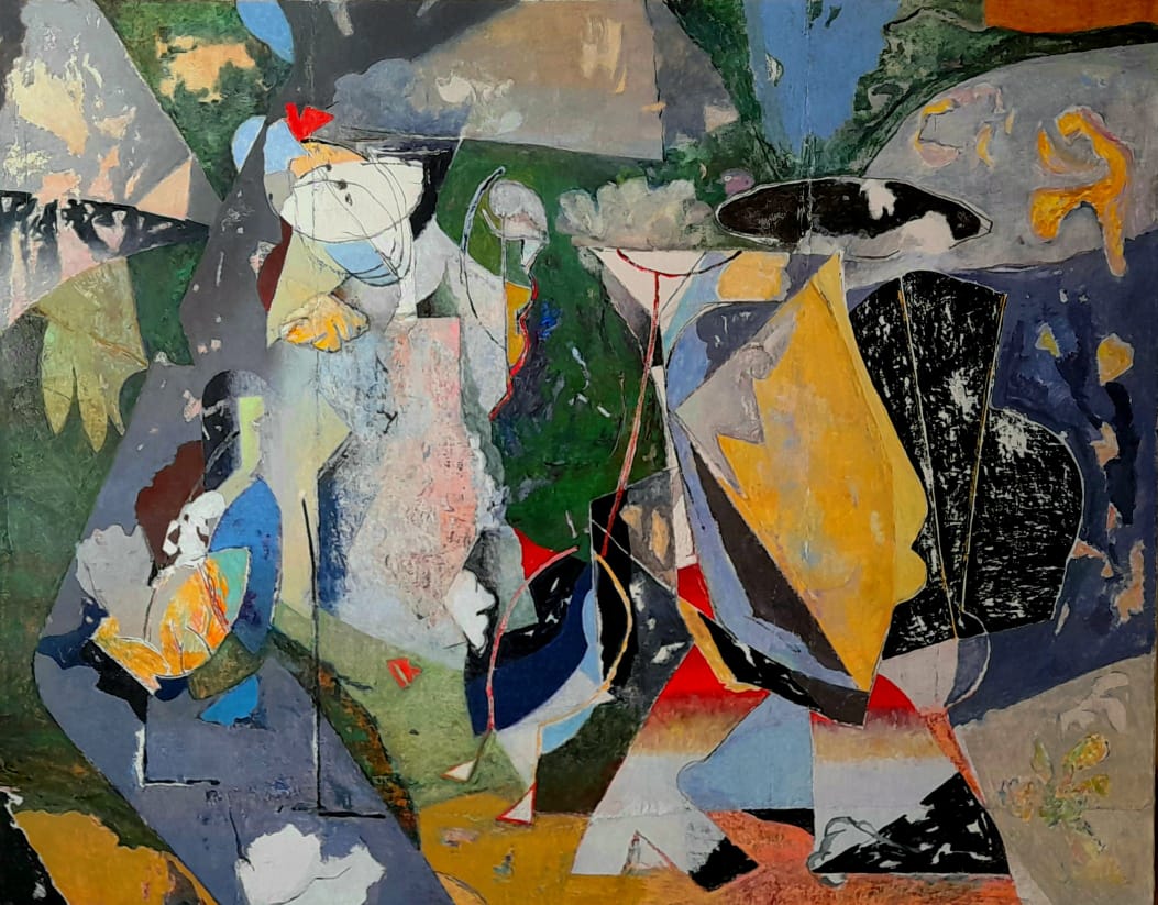 Джаз на пленэре. 110х140